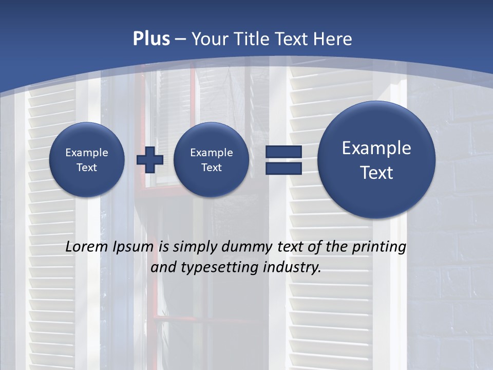 Geometric Estate Glass PowerPoint Template