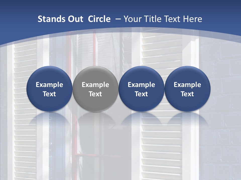 Geometric Estate Glass PowerPoint Template