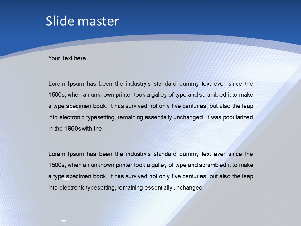 Hall Commercial Shadow PowerPoint Template