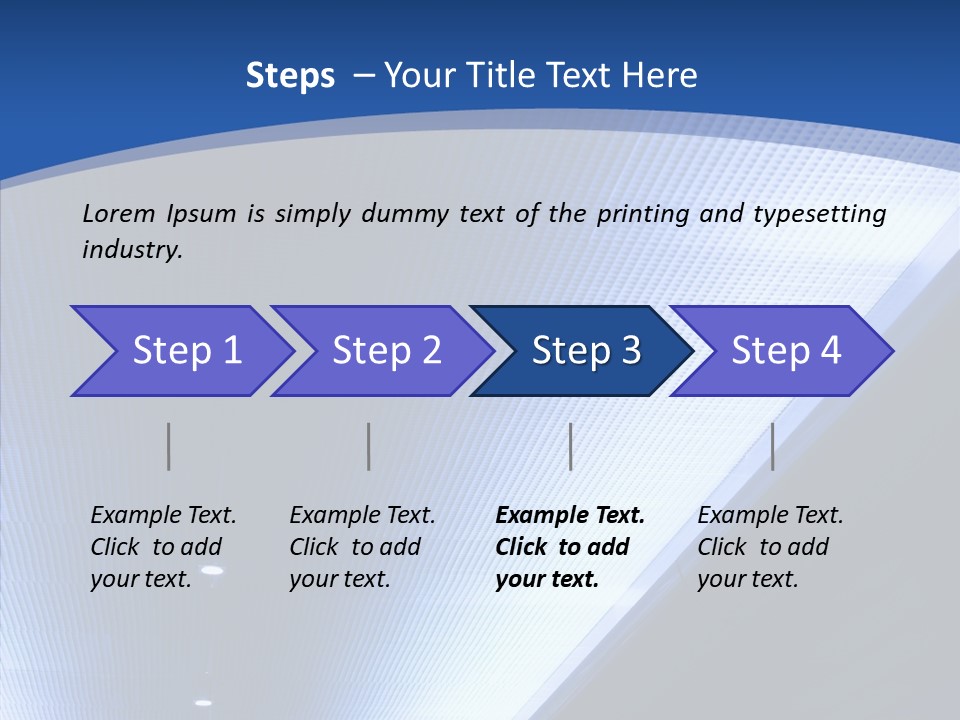 Hall Commercial Shadow PowerPoint Template