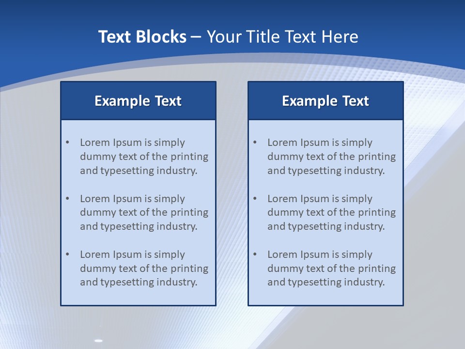 Hall Commercial Shadow PowerPoint Template
