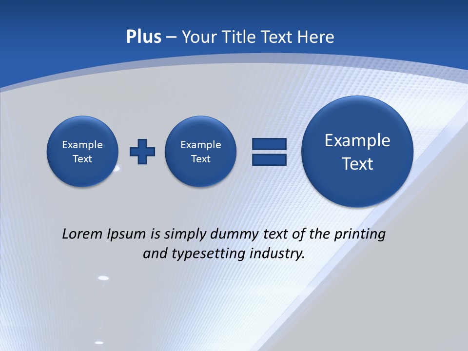 Hall Commercial Shadow PowerPoint Template