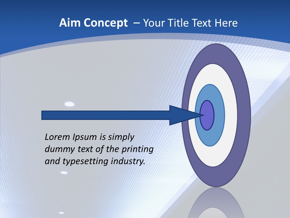 Hall Commercial Shadow PowerPoint Template