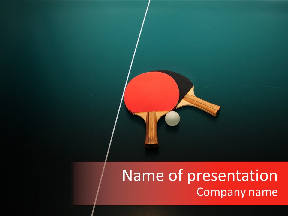 Net Competitive White PowerPoint Template