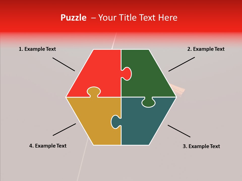 Net Competitive White PowerPoint Template
