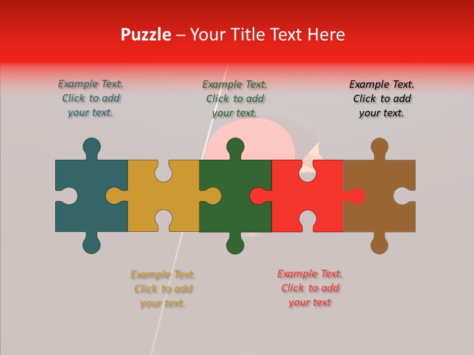 Net Competitive White PowerPoint Template