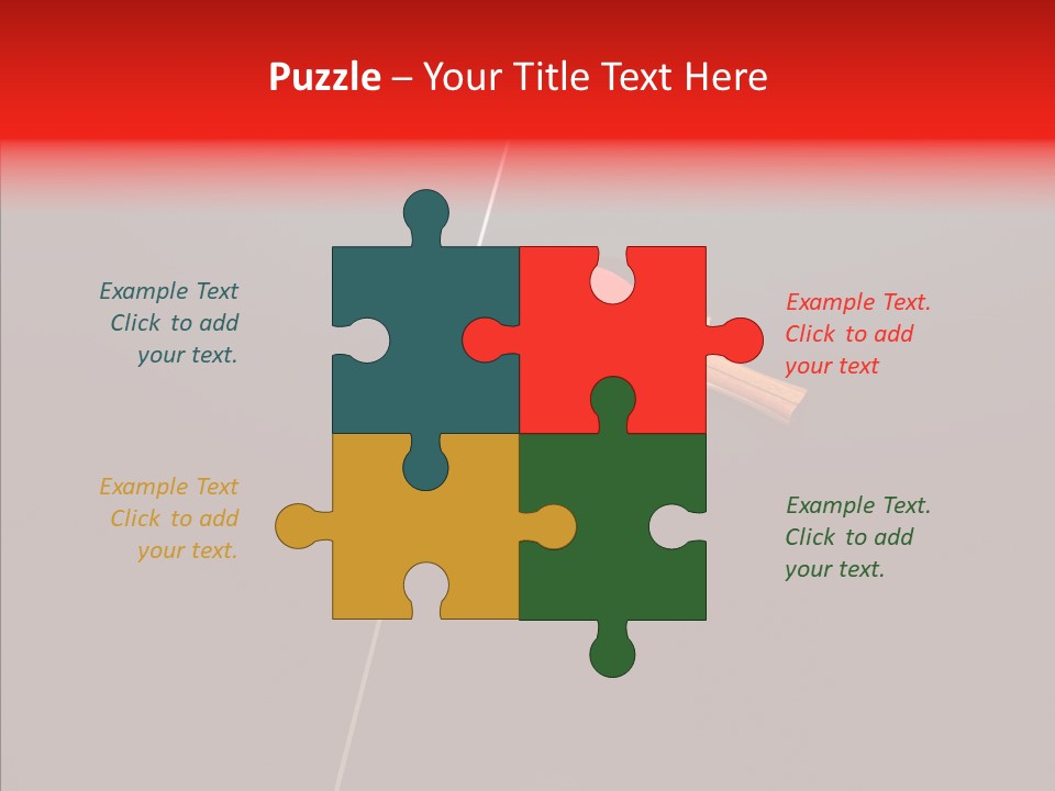 Net Competitive White PowerPoint Template