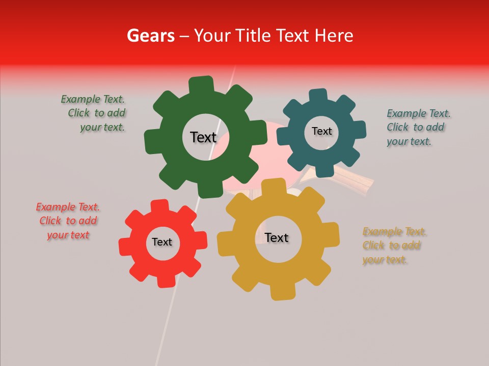 Net Competitive White PowerPoint Template