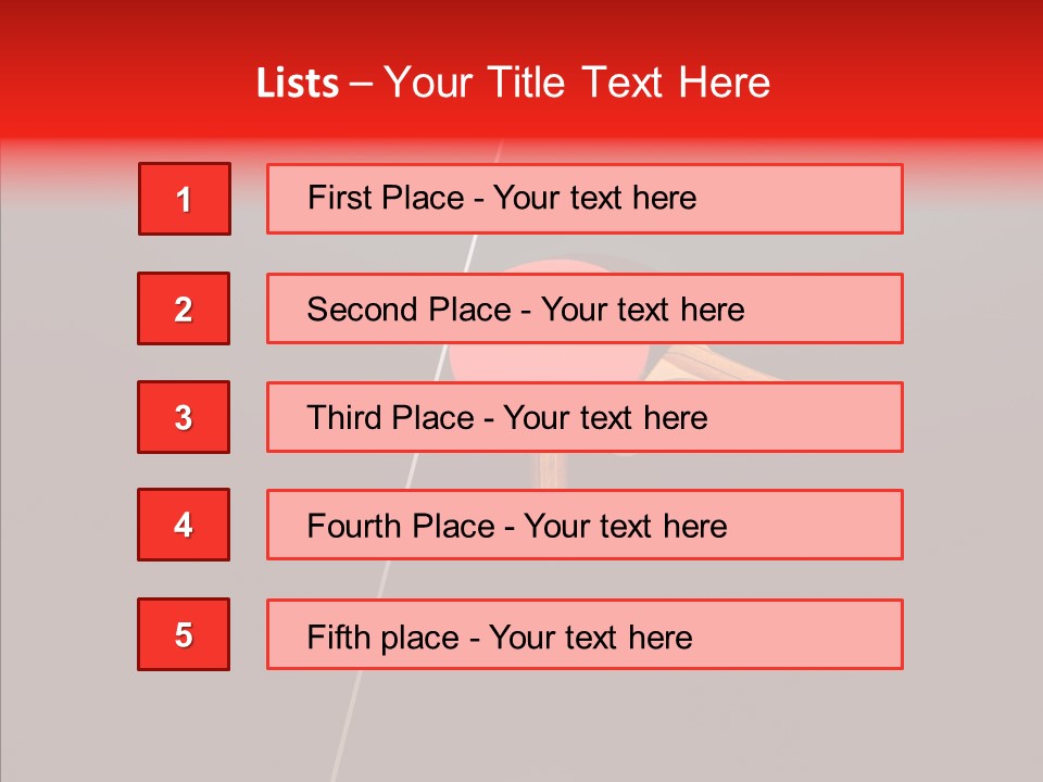 Net Competitive White PowerPoint Template