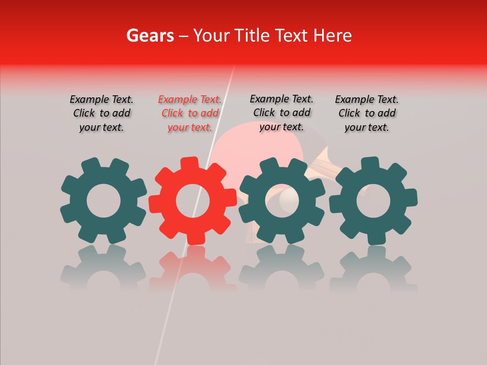 Net Competitive White PowerPoint Template