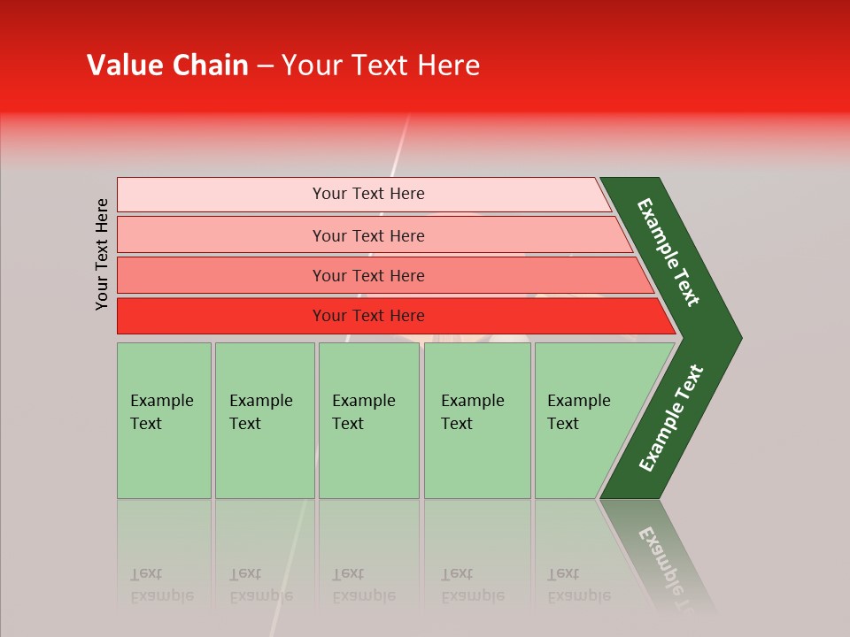 Net Competitive White PowerPoint Template
