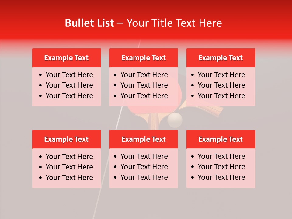 Net Competitive White PowerPoint Template