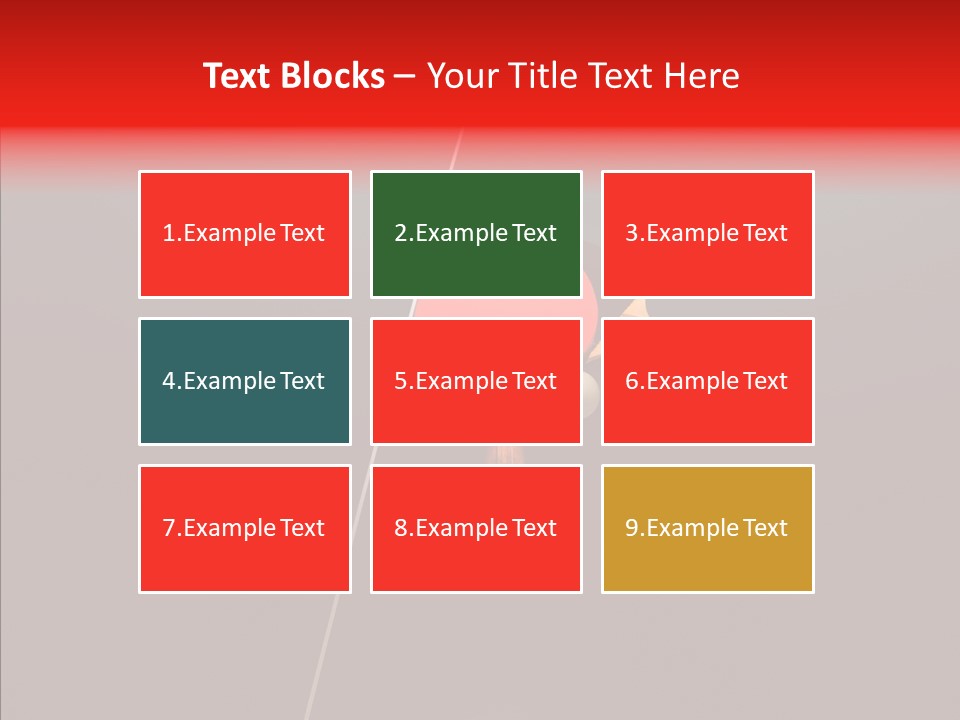 Net Competitive White PowerPoint Template