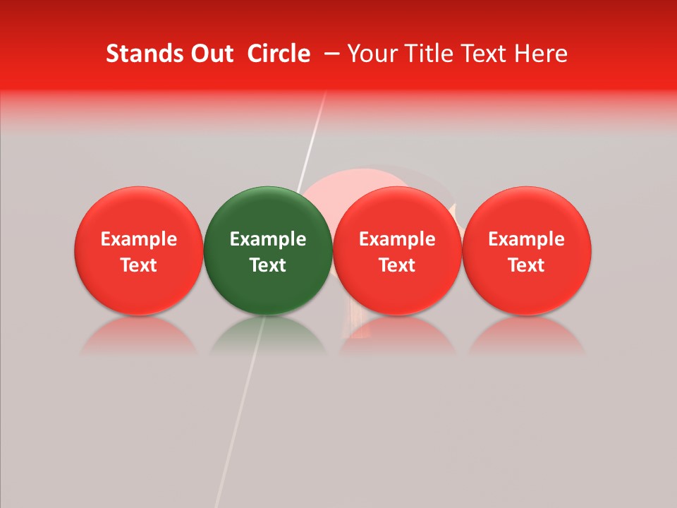 Net Competitive White PowerPoint Template