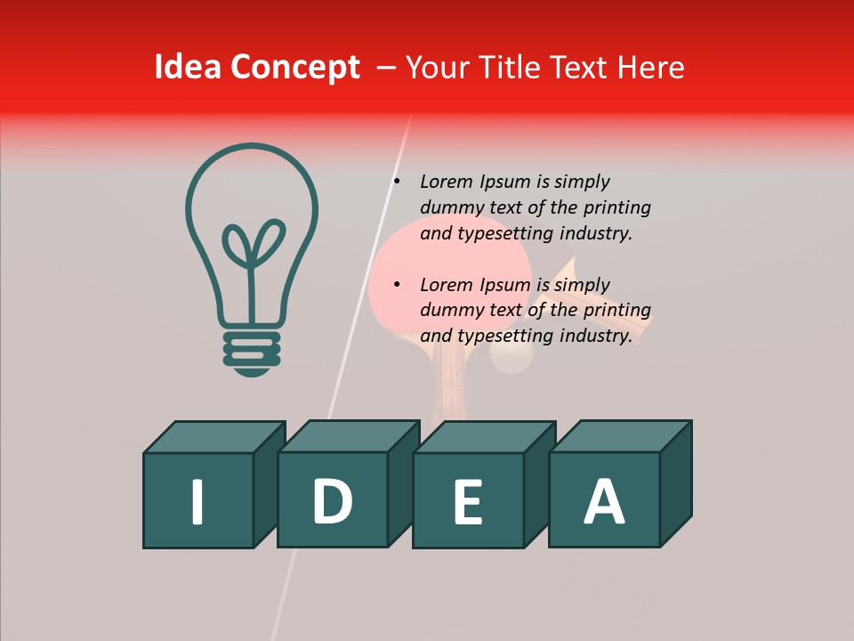 Net Competitive White PowerPoint Template