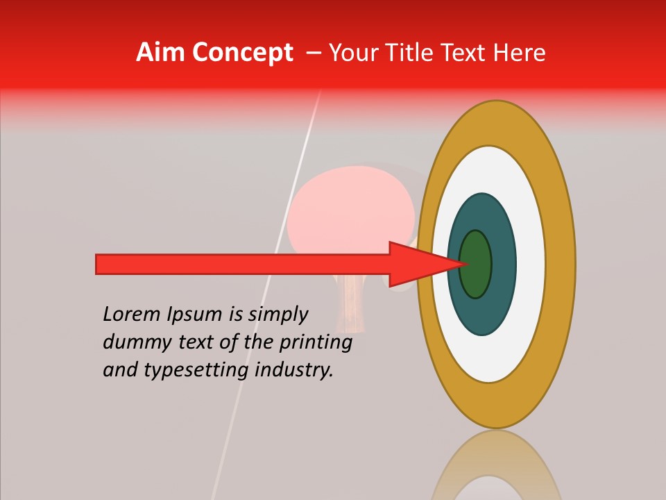 Net Competitive White PowerPoint Template