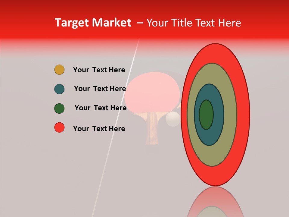 Net Competitive White PowerPoint Template