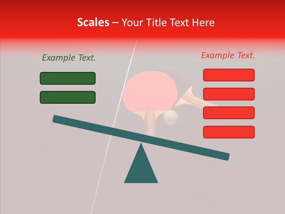 Net Competitive White PowerPoint Template