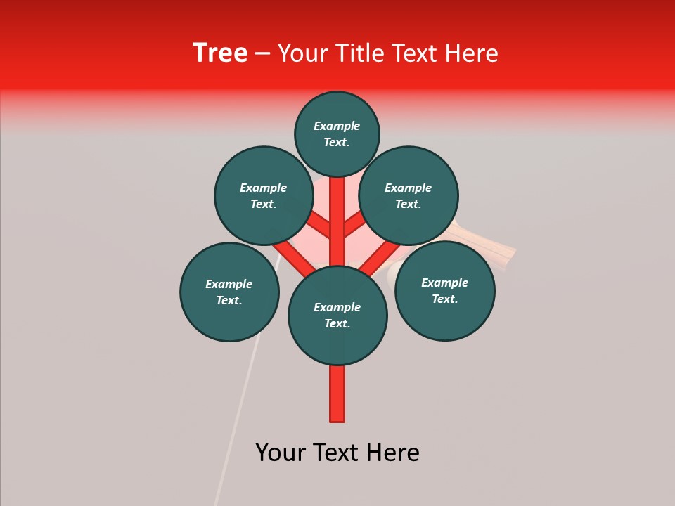 Net Competitive White PowerPoint Template