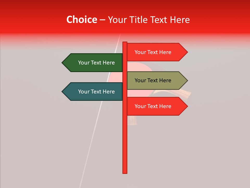 Net Competitive White PowerPoint Template