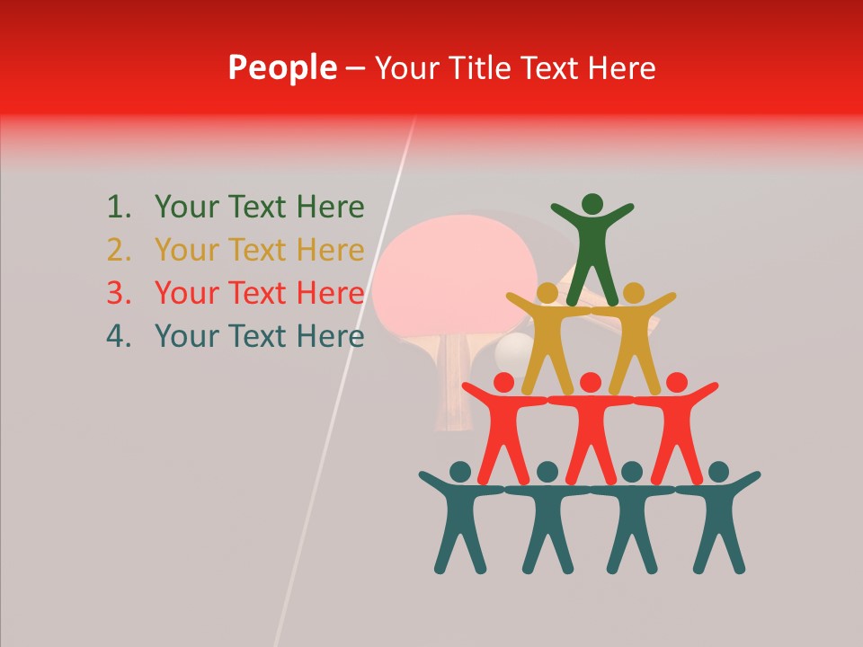 Net Competitive White PowerPoint Template