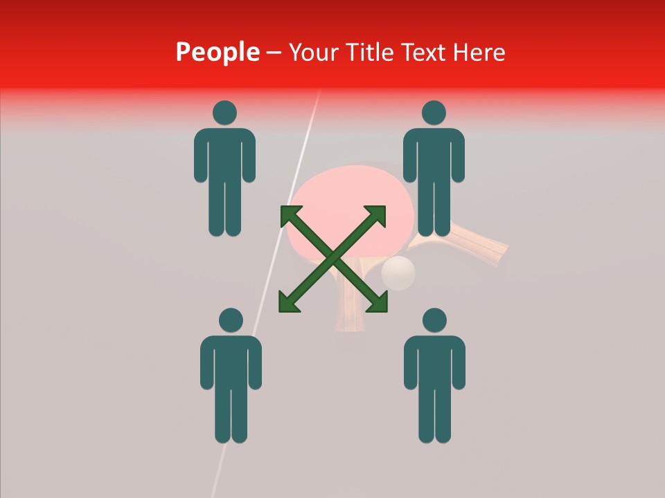 Net Competitive White PowerPoint Template