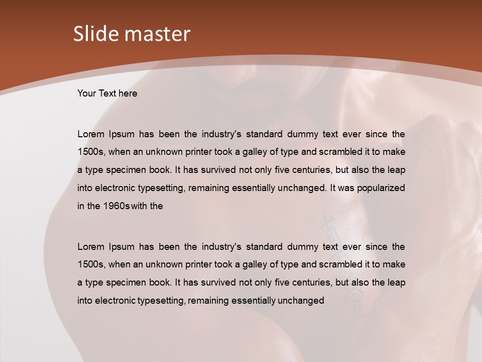 Complexion Hunk Skin PowerPoint Template