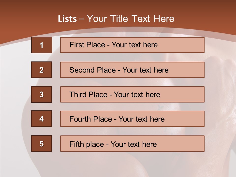 Complexion Hunk Skin PowerPoint Template