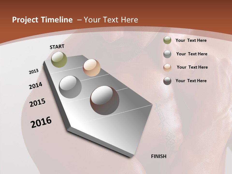 Complexion Hunk Skin PowerPoint Template