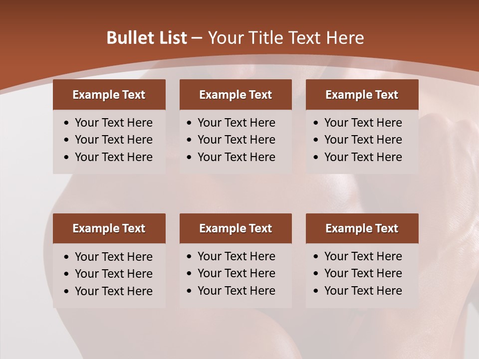 Complexion Hunk Skin PowerPoint Template