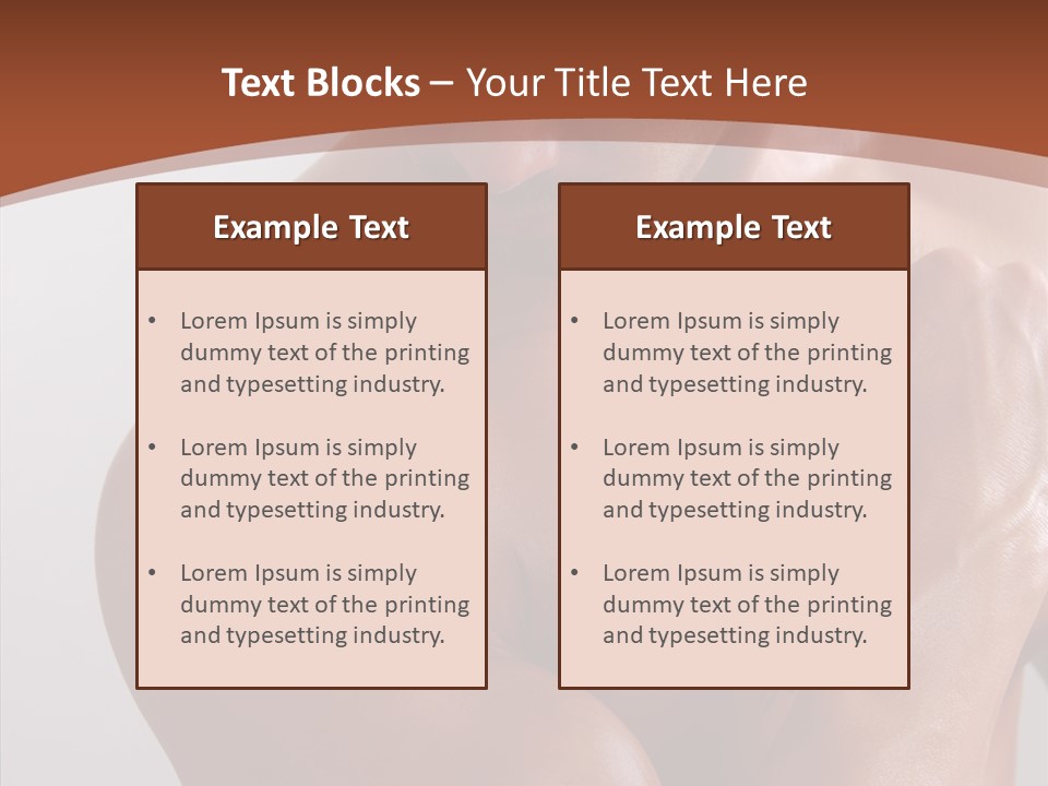 Complexion Hunk Skin PowerPoint Template