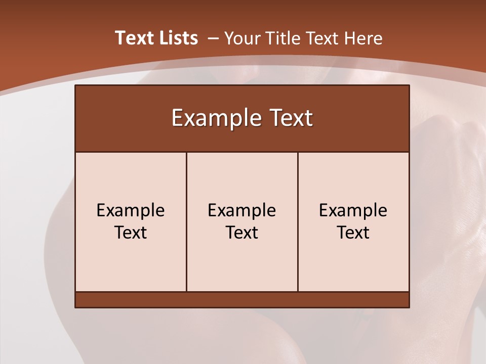 Complexion Hunk Skin PowerPoint Template