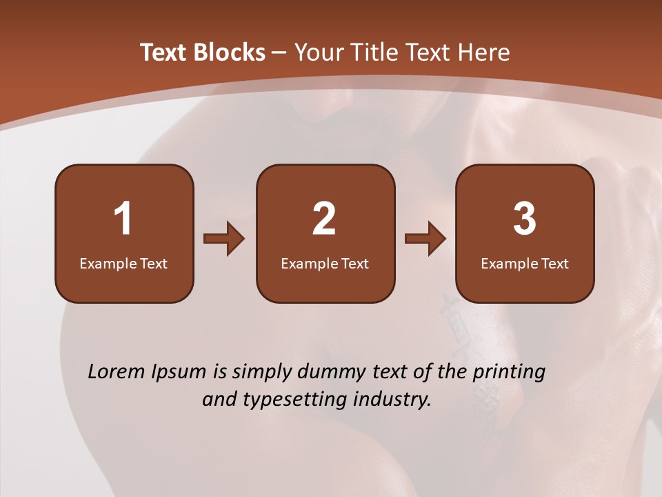Complexion Hunk Skin PowerPoint Template