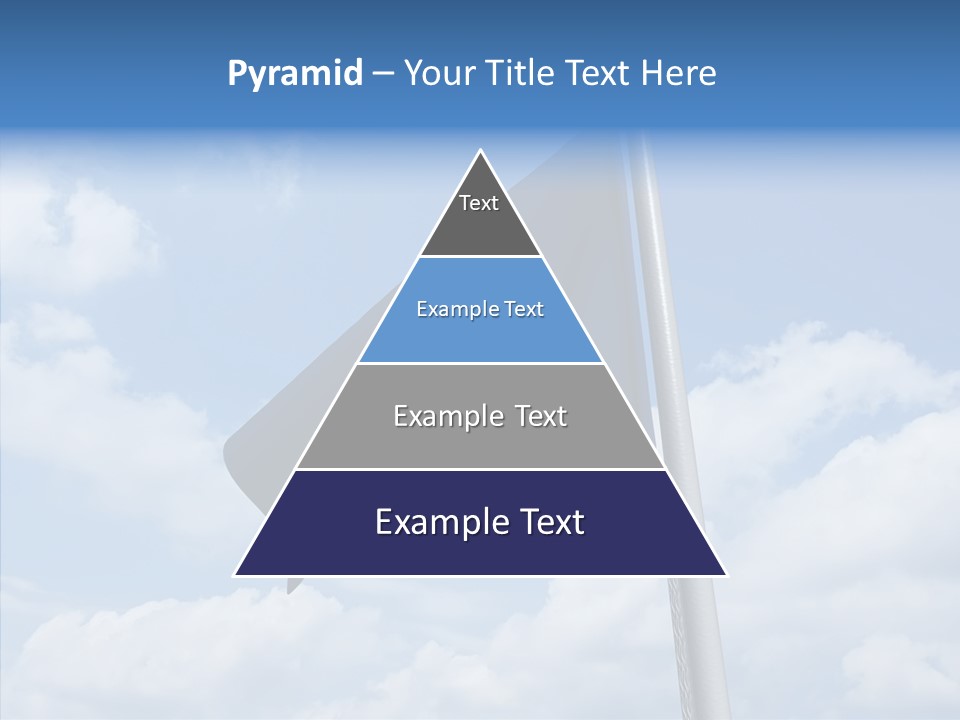 Waving Mid Air Cloud PowerPoint Template