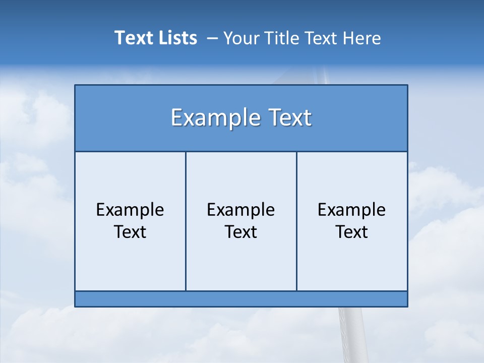 Waving Mid Air Cloud PowerPoint Template