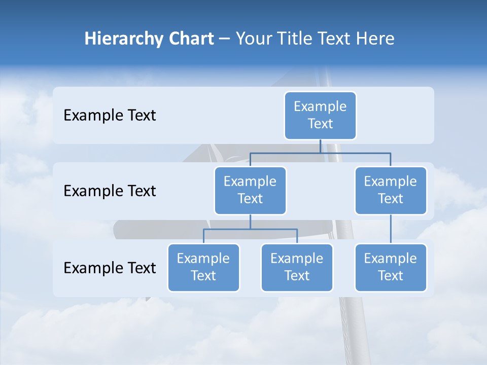 Waving Mid Air Cloud PowerPoint Template
