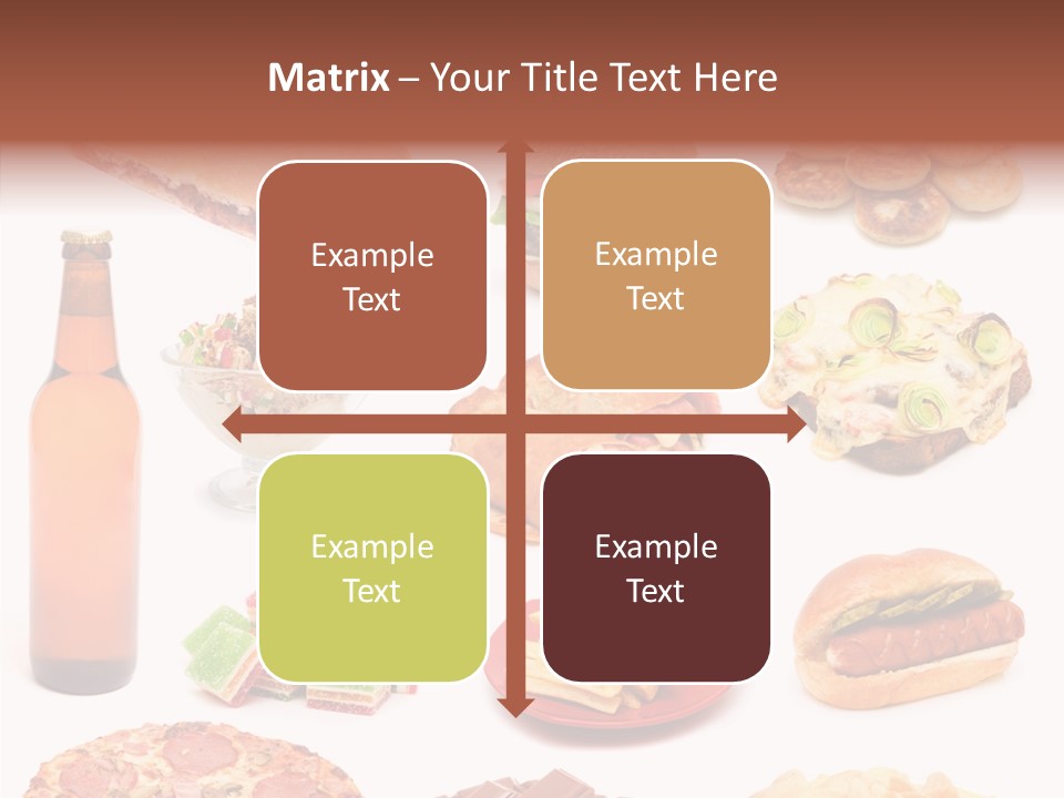 Fries Junk Potato PowerPoint Template