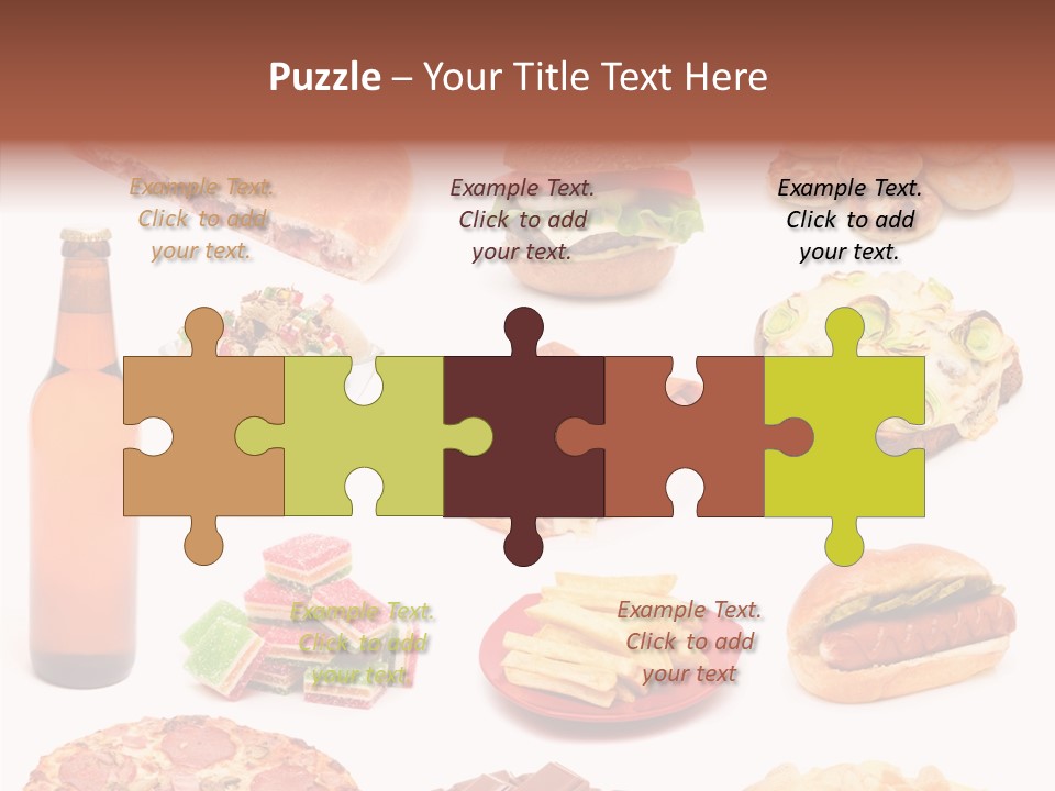 Fries Junk Potato PowerPoint Template