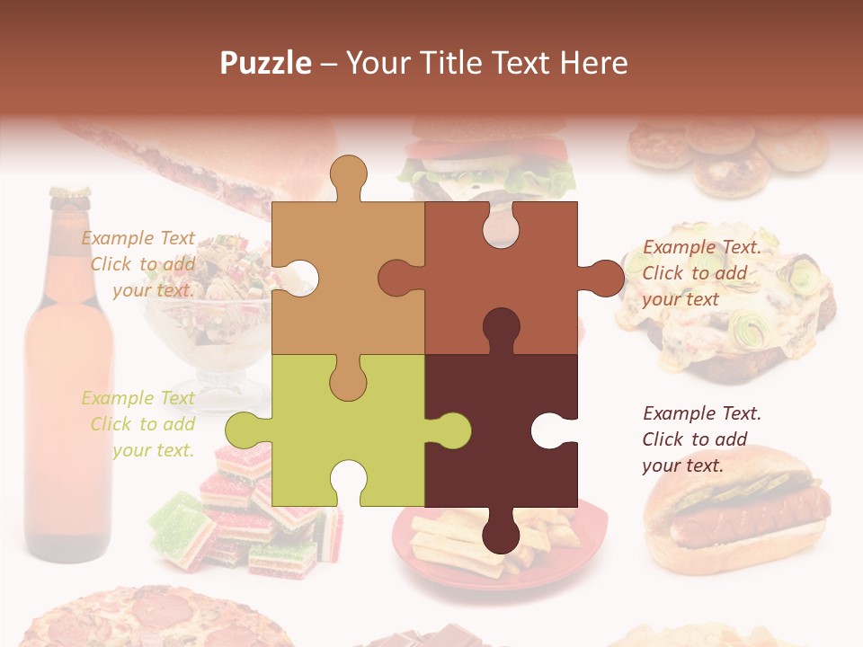 Fries Junk Potato PowerPoint Template