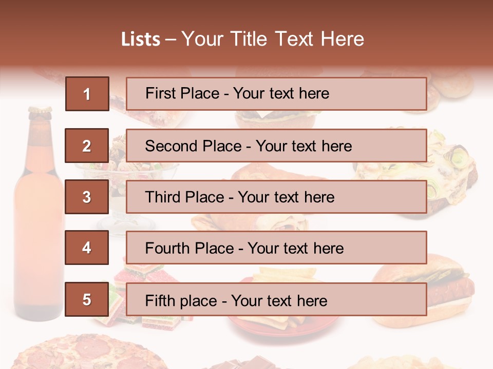 Fries Junk Potato PowerPoint Template