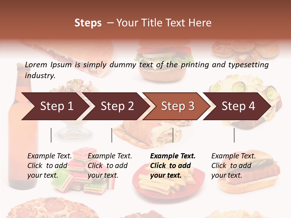 Fries Junk Potato PowerPoint Template