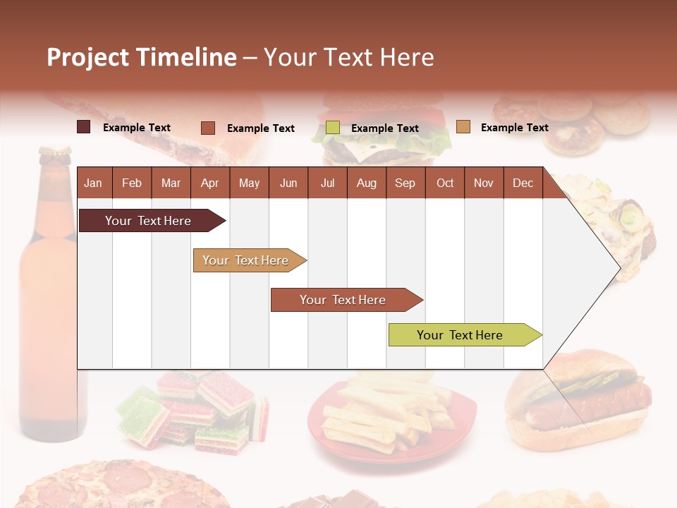 Fries Junk Potato PowerPoint Template