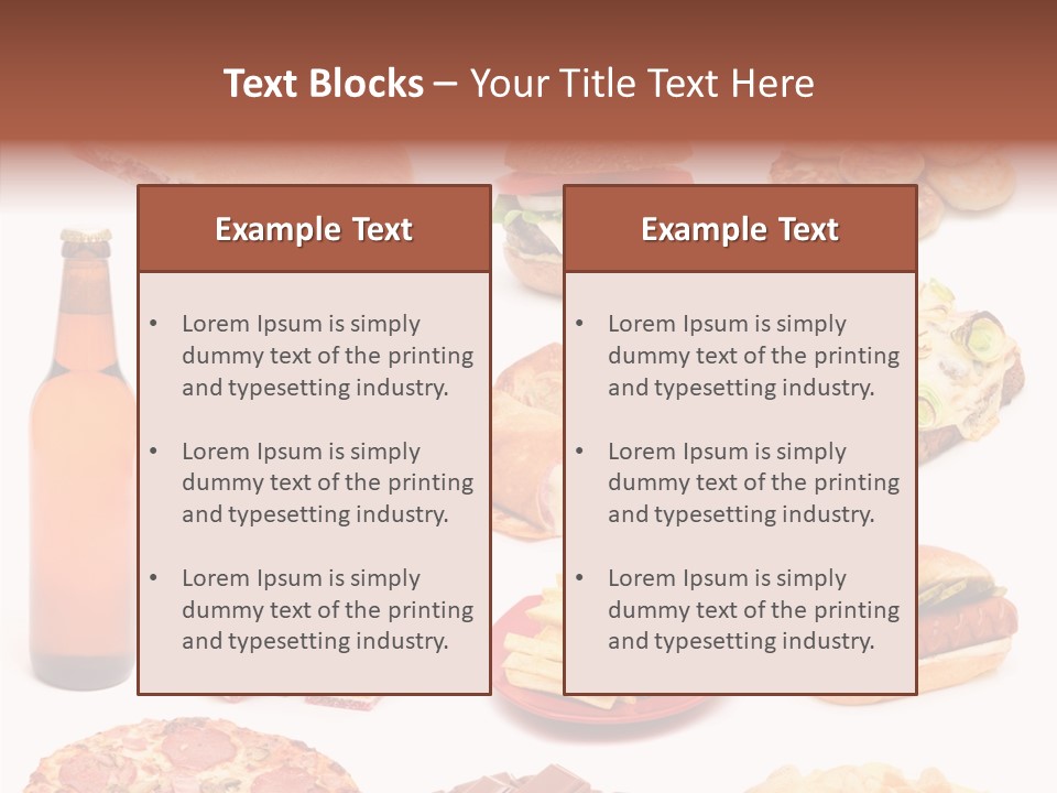 Fries Junk Potato PowerPoint Template