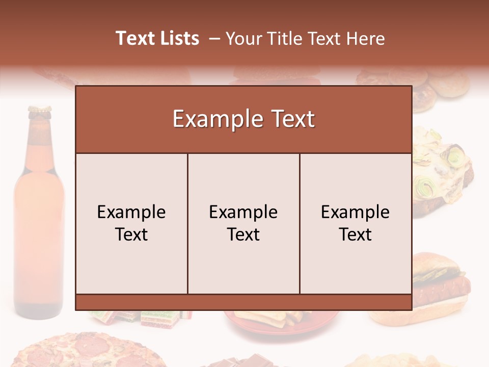 Fries Junk Potato PowerPoint Template