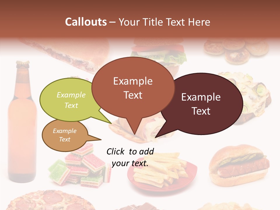 Fries Junk Potato PowerPoint Template