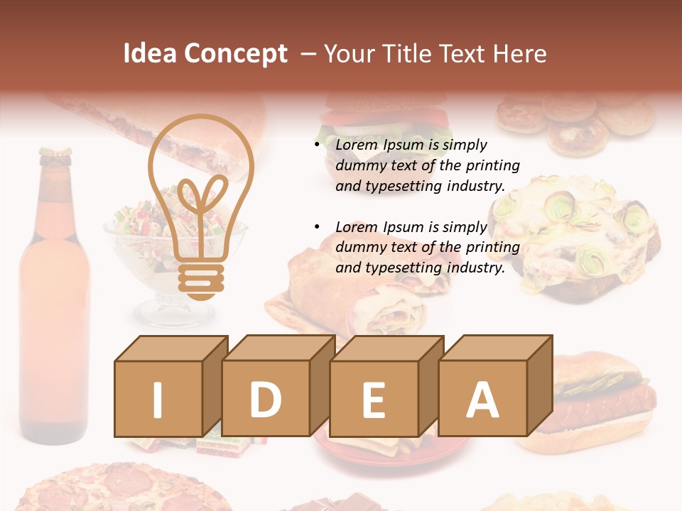 Fries Junk Potato PowerPoint Template