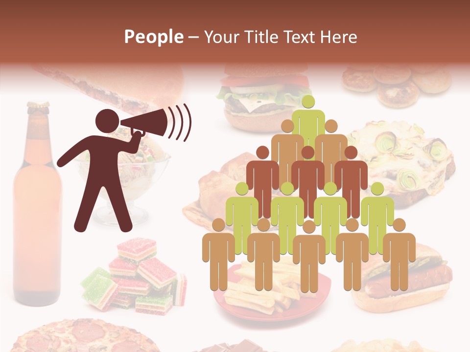 Fries Junk Potato PowerPoint Template