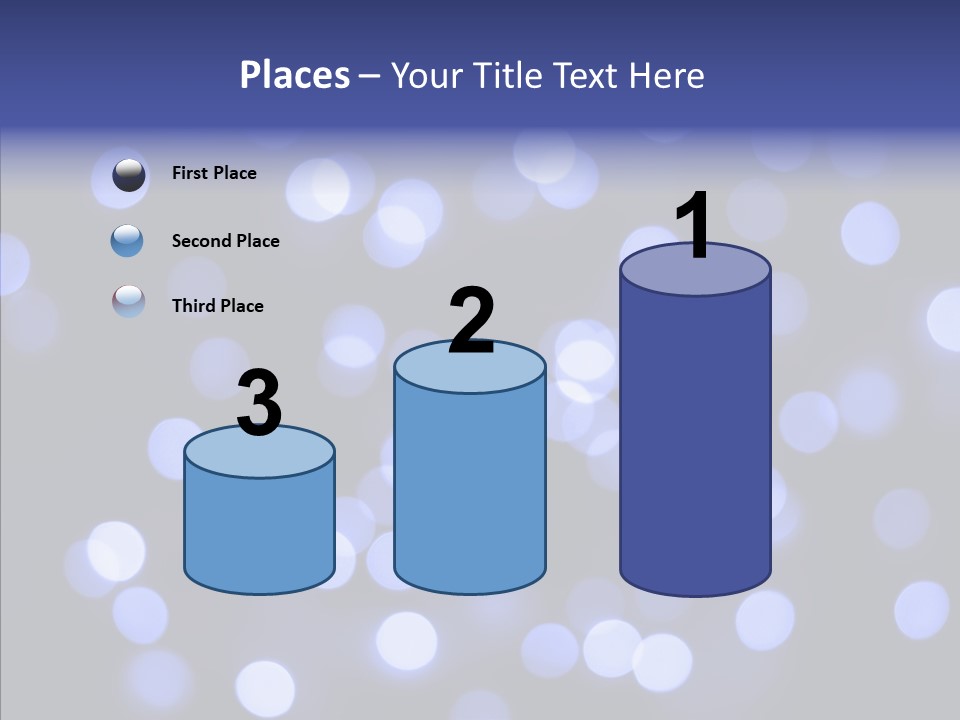 Background Round Lightbulbs PowerPoint Template