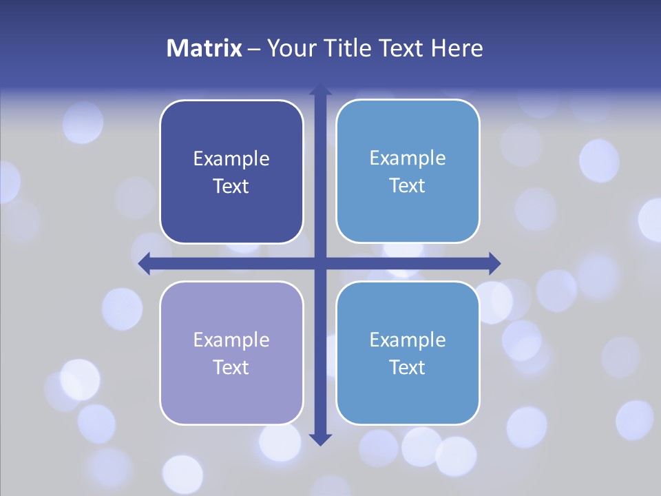 Background Round Lightbulbs PowerPoint Template