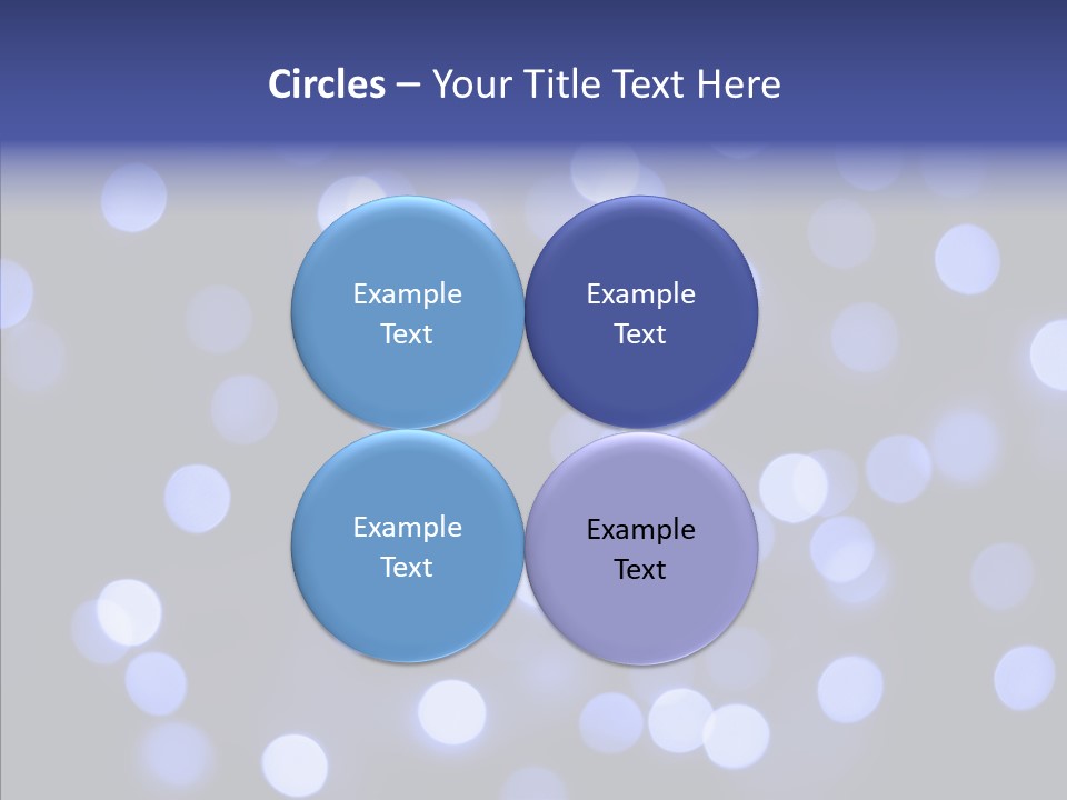 Background Round Lightbulbs PowerPoint Template